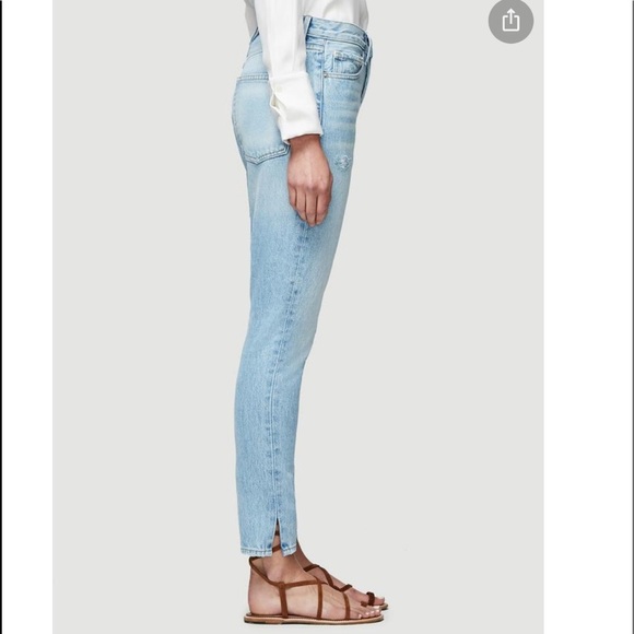 NWOT Frame Denim Rigid Re-ReLease Le Original Skinny Light-Wash Blue Jeans 26 Sm - Picture 3 of 16